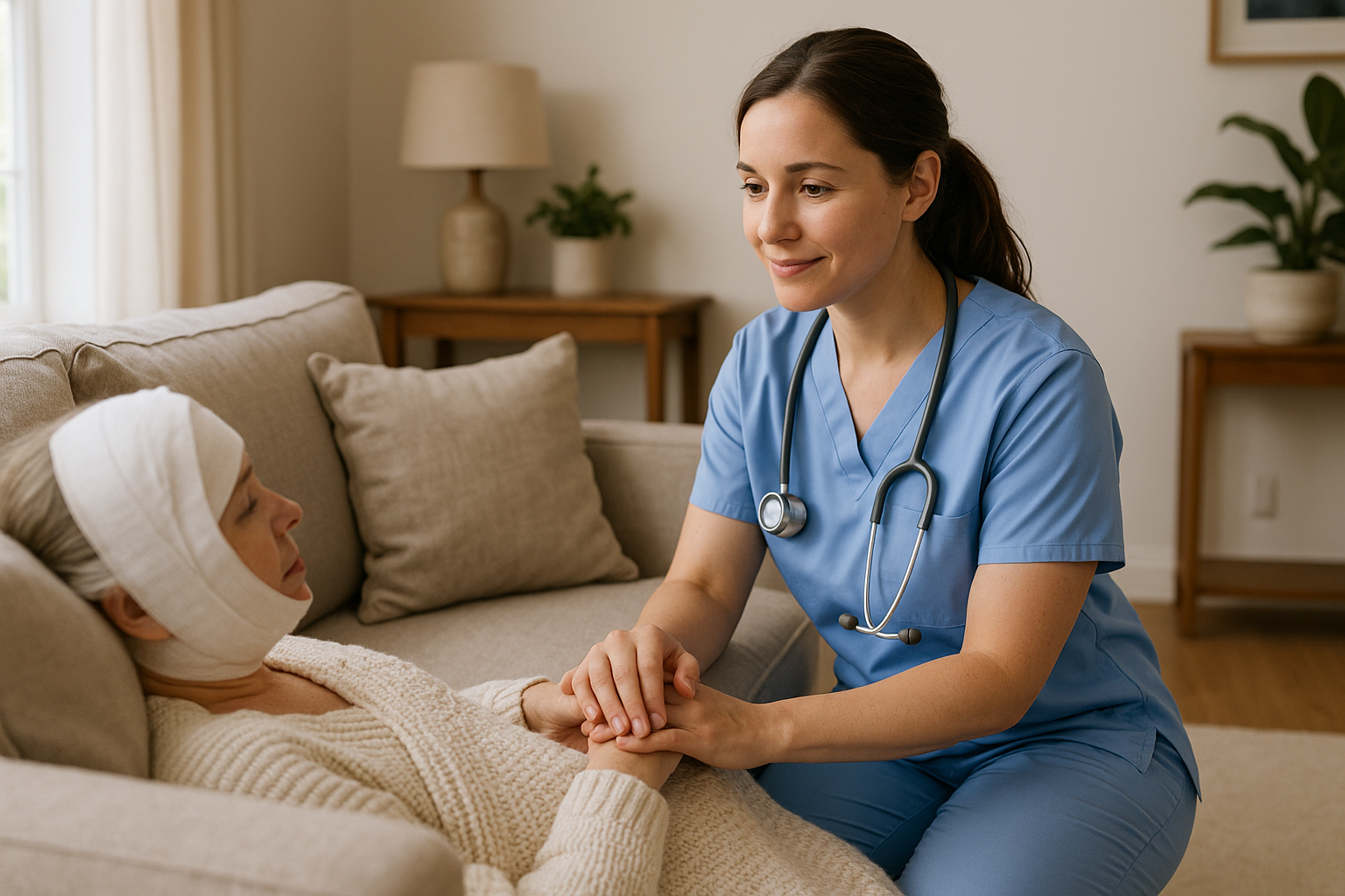 Facelift Recovery Help at Home in Orange County & San Diego: What to Expect from Professional Aftercare