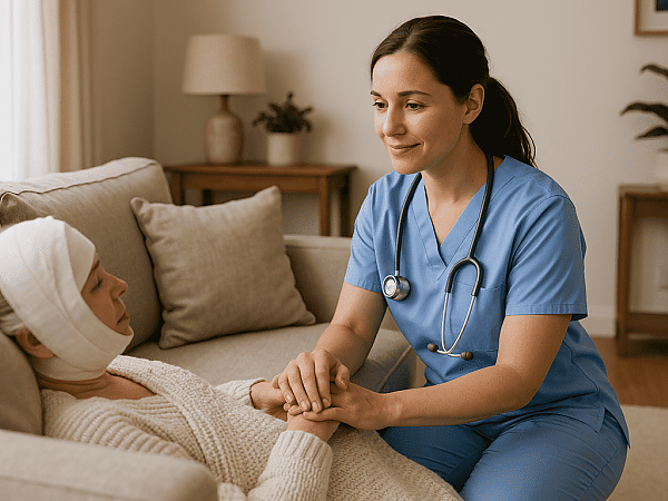 Facelift Recovery Help at Home in Orange County & San Diego: What to Expect from Professional Aftercare